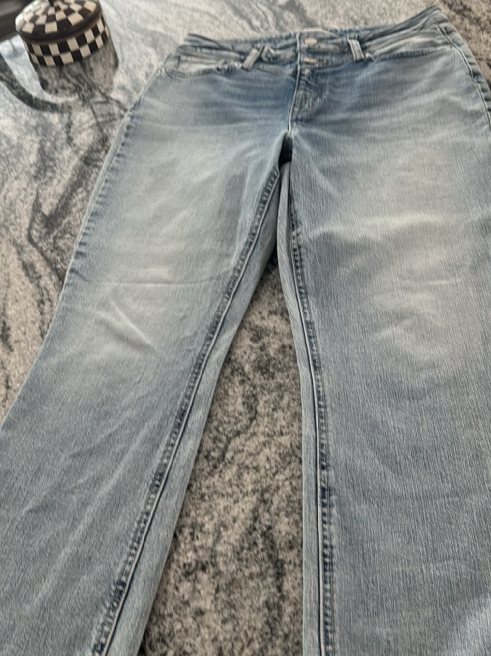 Maurices Light Blue Flare Jeans